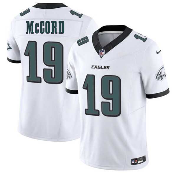 Men & Women & Youth Philadelphia Eagles #19 Kyle McCord White 2025 Draft New F.U.S.E. Vapor Untouchable Limited Stitched Jersey,We sell and wholesale Men & Women & Youth Philadelphia Eagles #19 Kyle McCord White 2025 Draft New F.U.S.E. Vapor Untouchable Limited Stitched Jersey on line form chian!